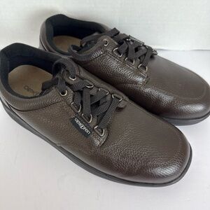 Orthofeet Men's Dark Brown Leather Oxfords awesome condition